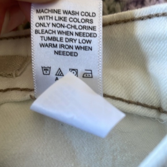 Logo by Lori Goldstein Wide Leg Jeans Women’s Size 8 Tall High Rise‎ White - Picture 10 of 11